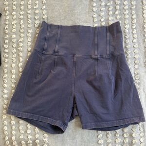 Washed blue biker shorts from aerie